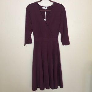 NEMIDOR Fit and Flare Dress NWT